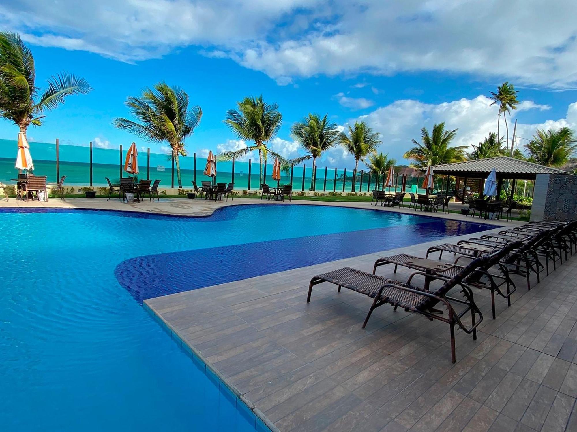 Flat Frente Mar - Praia De Tabatinga Конди Экстерьер фото